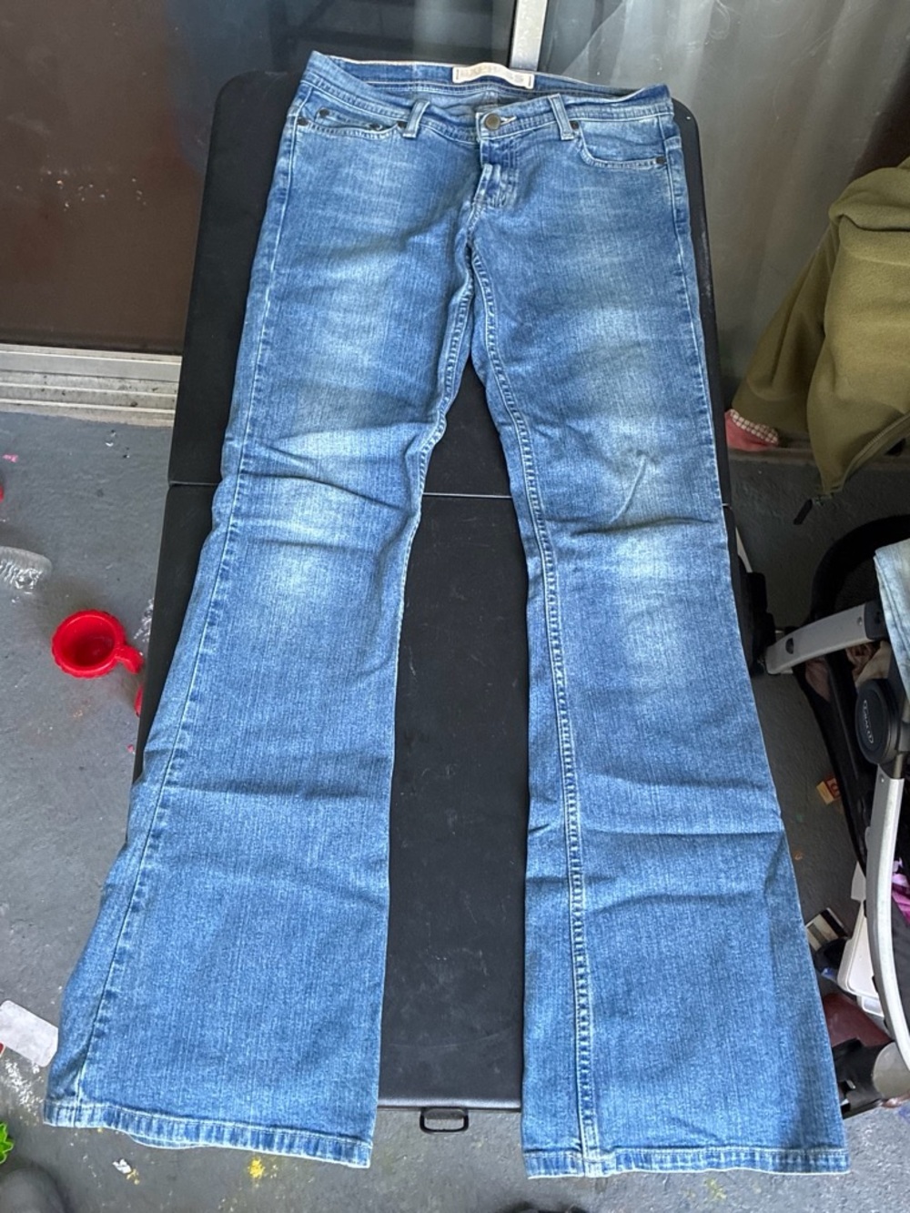 Express Women’s Boot Cut Jeans - Light Blue Wash